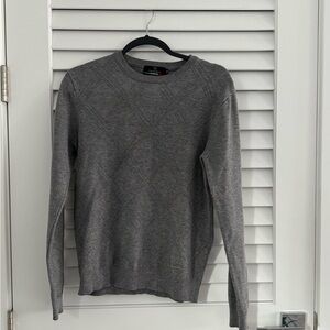 Stefano Ricci Gray Crewneck Sweater